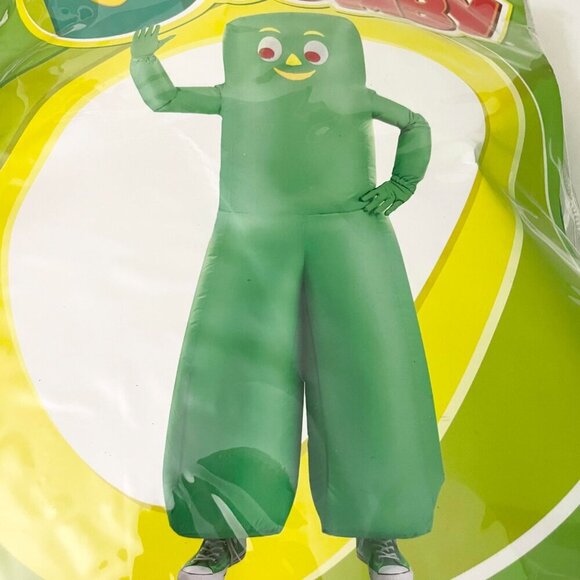 Gumby Costume Inflatable Adult Halloween - Picture 10 of 10